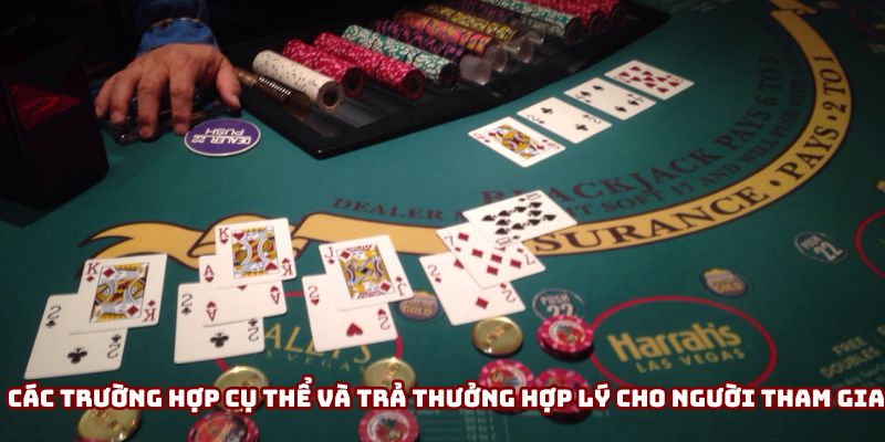 Các trường hợp cụ thể và trả thưởng hợp lý cho người tham gia